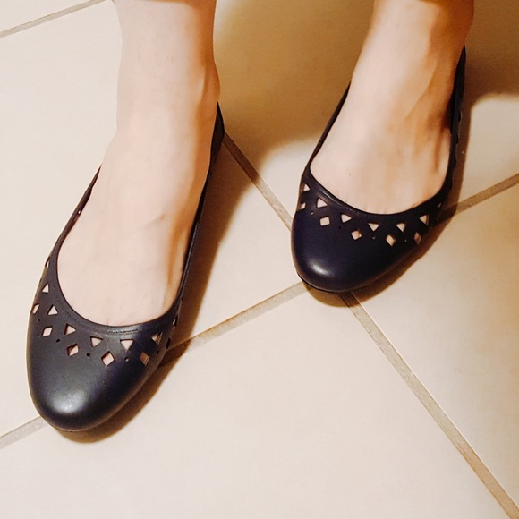 Michael Kors Sunny Ballet Cutout Flats, Admiral - Picture 7 of 10